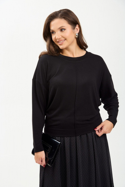 Джемпер, юбка TVIN 7880 черный - фото 6