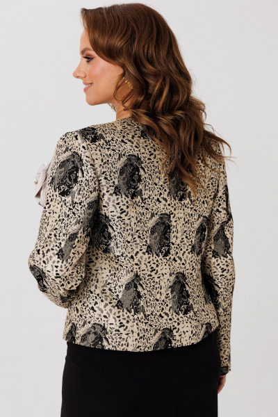 Жакет, платье Mubliz 272 золото-черный - фото 18