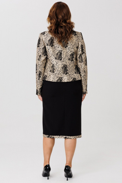 Жакет, платье Mubliz 272 золото-черный - фото 15