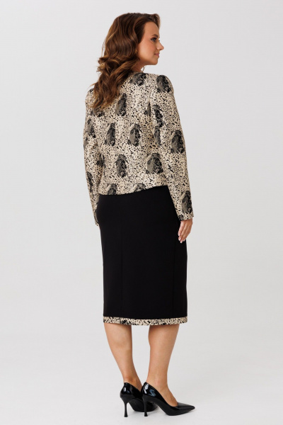 Жакет, платье Mubliz 272 золото-черный - фото 14