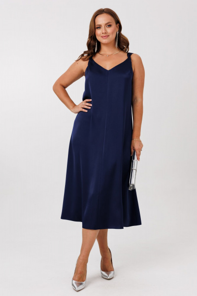 Жакет, платье Mubliz 292 бежевый-синий - фото 12