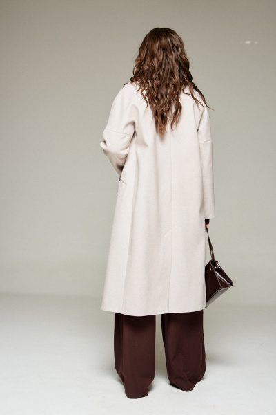 Пальто Beautiful&Free 7025 бежевый - фото 4