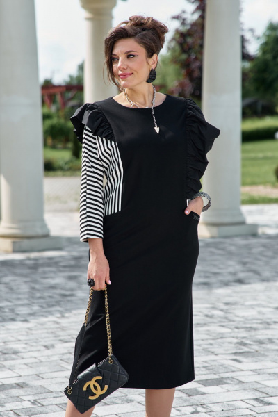 Платье Vittoria Queen 25463 черный - фото 6