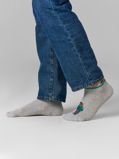 Носки Mark Formelle 104K-3097/25104K серый_меланж_рис.3097 - фото 2