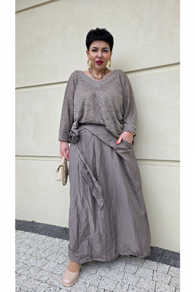 Блуза, юбка Vittoria Queen 25803 капучино - фото 6