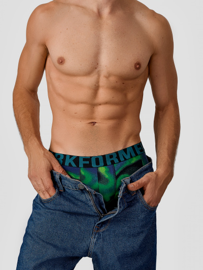 Трусы Mark Formelle 411225/24-4646П-5 разводы_на_черном - фото 5