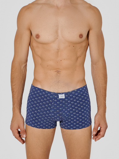 Трусы Mark Formelle 411229-2/25-5073П-5 узор_на_джинсовом_джинсовый - фото 1