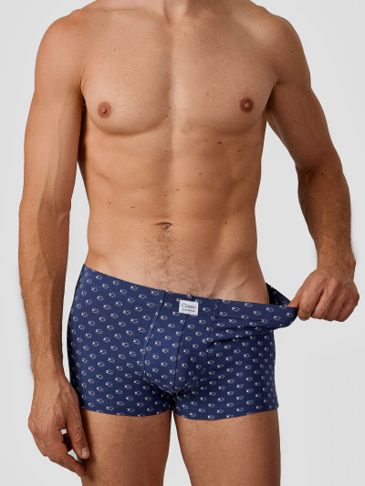 Трусы Mark Formelle 411229-2/25-5073П-5 узор_на_джинсовом_джинсовый - фото 4