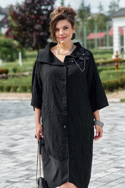 Платье Vittoria Queen 25853 черный - фото 2