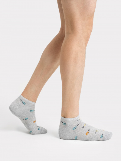 Носки Mark Formelle 104K-2319/23104K св.серый_меланж_рис.2319 - фото 1