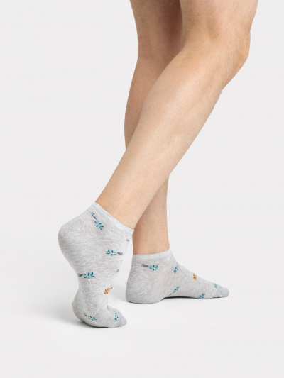 Носки Mark Formelle 104K-2319/23104K св.серый_меланж_рис.2319 - фото 2