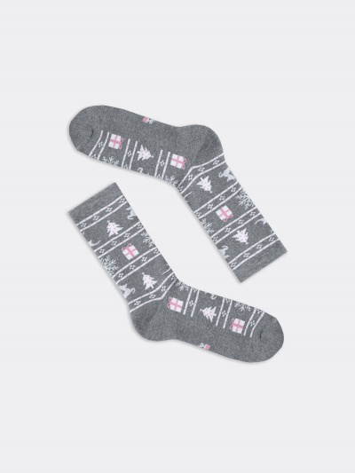 Носки Mark Formelle 375K-1792/22375K-1 серый_меланж_рис.1792 - фото 3