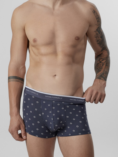 Трусы Mark Formelle 411124-3/25-5136П-5 узор_на_грозе_узор_на_сером_меланже_гроза - фото 3