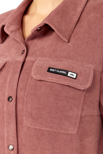 Рубашка Tensi 403 пепельная_роза - фото 7