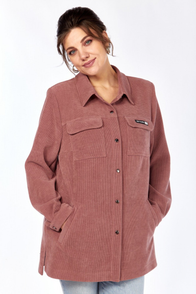 Рубашка Tensi 403 пепельная_роза - фото 6