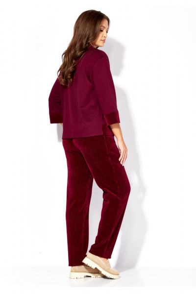 Брюки, джемпер TAiER 1381 винный - фото 6