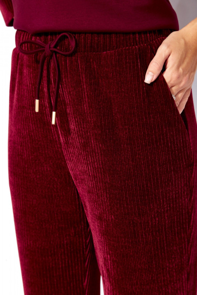 Брюки, джемпер TAiER 1381 винный - фото 5