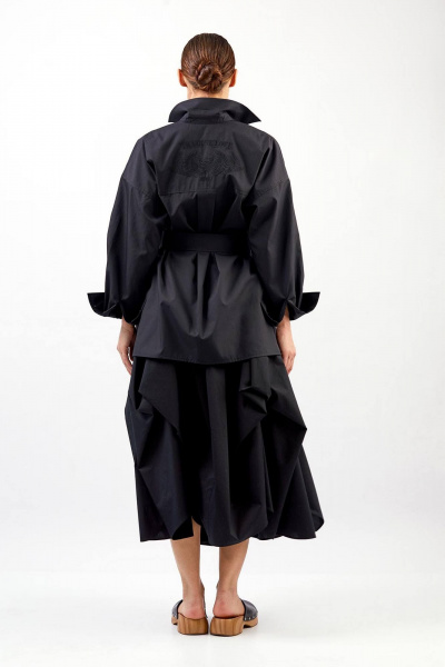 Блуза Rivoli 2455 черный - фото 4