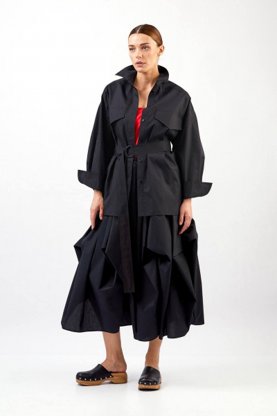 Блуза Rivoli 2455 черный - фото 2