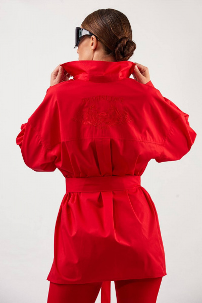 Блуза Rivoli 2455.2 красный - фото 7
