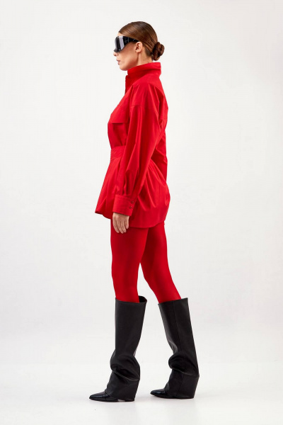Блуза Rivoli 2455.2 красный - фото 4