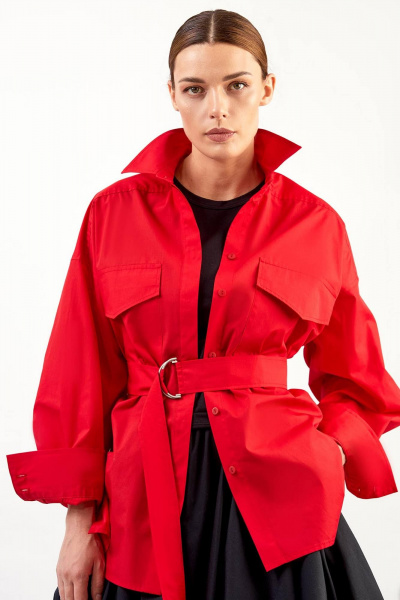 Блуза Rivoli 2455.2 красный - фото 1