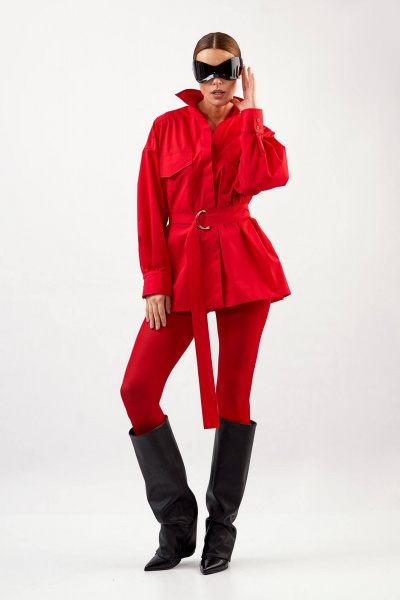 Блуза Rivoli 2455.2 красный - фото 5