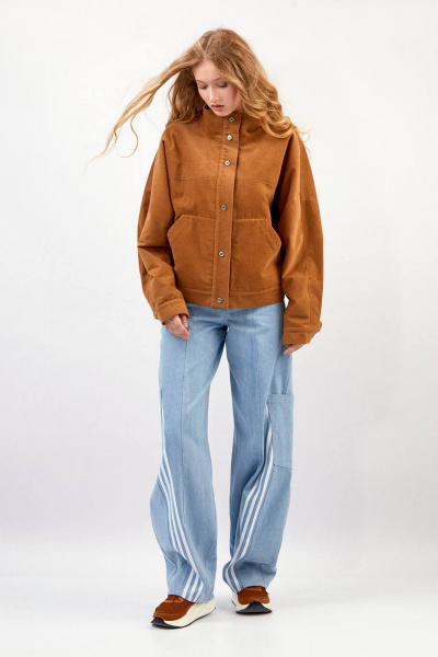 Куртка Rivoli 1063 светло-коричневый - фото 4