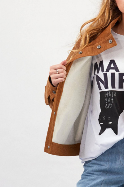 Куртка Rivoli 1063 светло-коричневый - фото 3