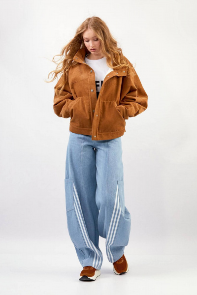 Куртка Rivoli 1063 светло-коричневый - фото 1