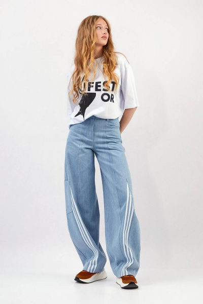 Брюки Rivoli 5252 голубой - фото 2