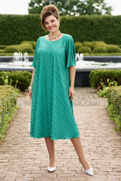 Платье Vittoria Queen 26433/1 зеленый - фото 1