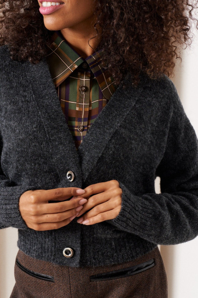 Кардиган C. of PAPAYA NEW 1000 графит - фото 6