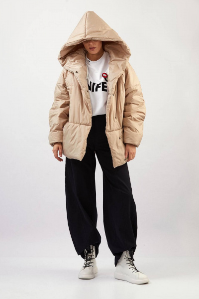 Куртка Rivoli 1064.1 бежевый - фото 3