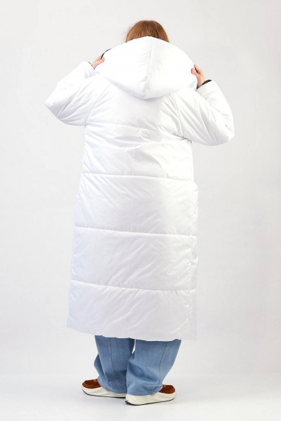 Пальто Rivoli 1065 белый,черный - фото 4