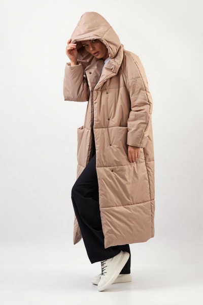 Пальто Rivoli 1067.1 бежевый - фото 4