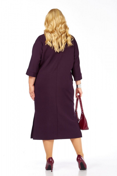 Платье СиБон 0373 баклажан - фото 2