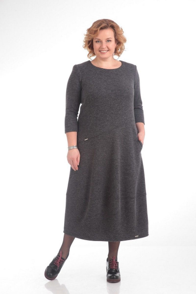 Платье Pretty 657 серый - фото 1