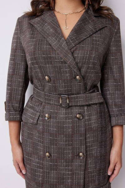 Платье Твой имидж 2242 шоколад - фото 5