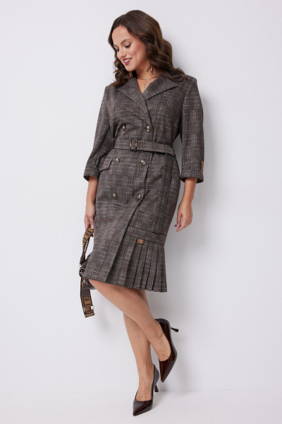 Платье Твой имидж 2242 шоколад - фото 3