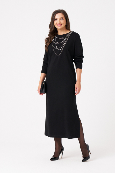 Платье Панда 113580 черный - фото 1