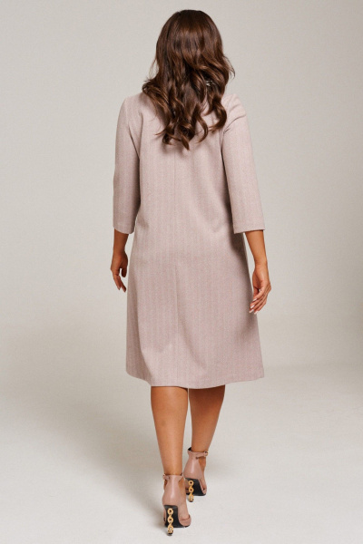 Платье AltaModa 1000 бежевый_елочка - фото 5