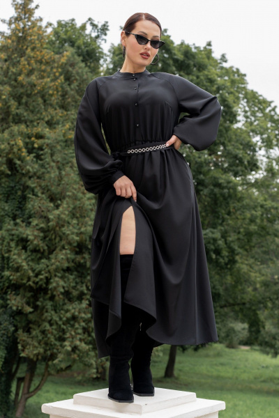 Платье ADARIN A02 черный - фото 12