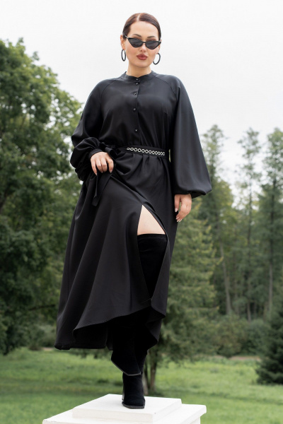 Платье ADARIN A02 черный - фото 3