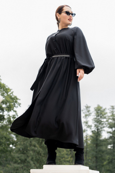 Платье ADARIN A02 черный - фото 11