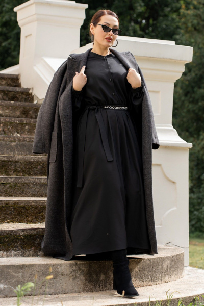 Платье ADARIN A02 черный - фото 7