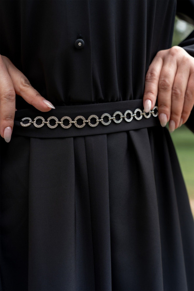 Платье ADARIN A02 черный - фото 4