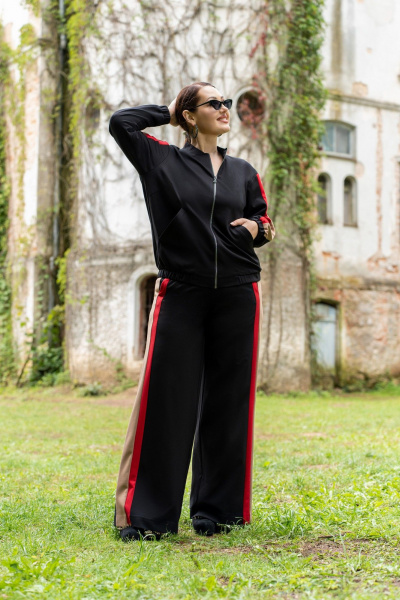 Брюки, бомбер ADARIN A03 черный - фото 9