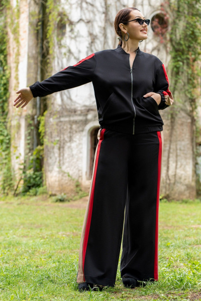 Брюки, бомбер ADARIN A03 черный - фото 8