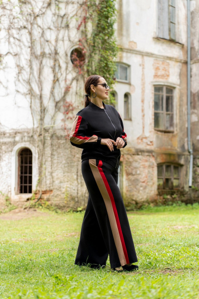 Брюки, бомбер ADARIN A03 черный - фото 7